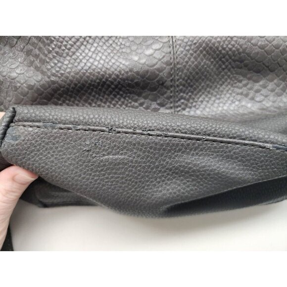 JEWELL BY THIRTY ONE PURSE CROSSBODY BAG GRAY FAUX SNAKE LEATHER - Picture 9 of 11